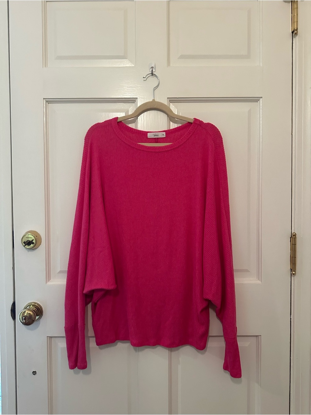 Pink Dolman Sweater